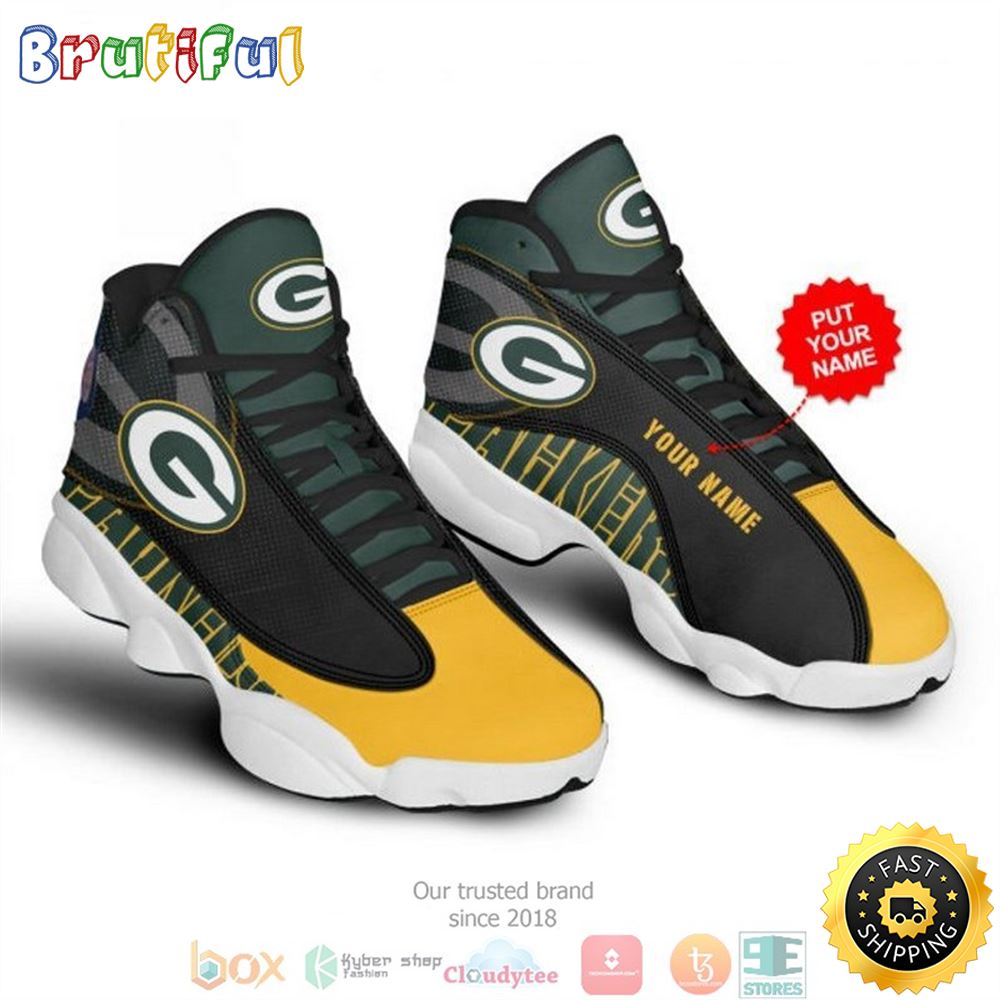 JWFancy Green Bay Packerss AJ13 Sneakers Shoes For Men And Women