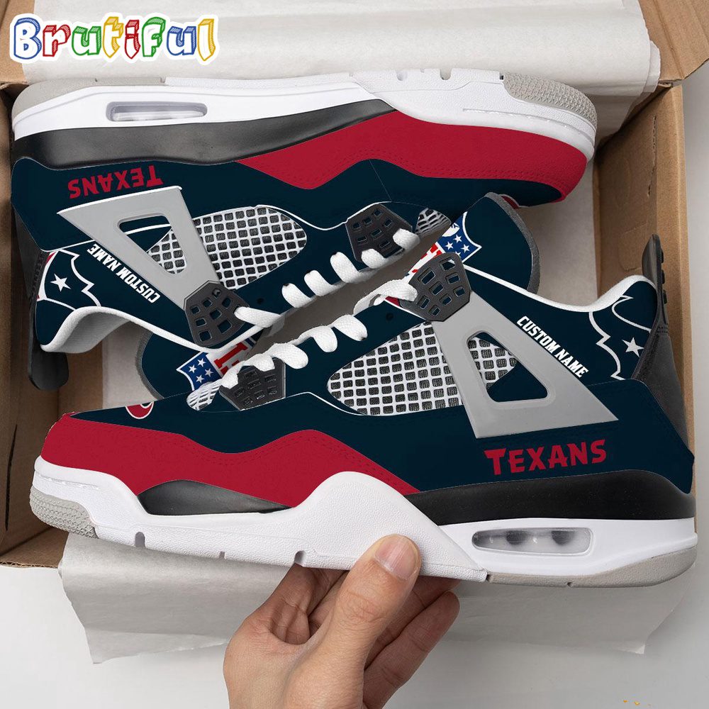 JWFancy Houston Texans AJ4 Sneakers Shoes For Men And Women