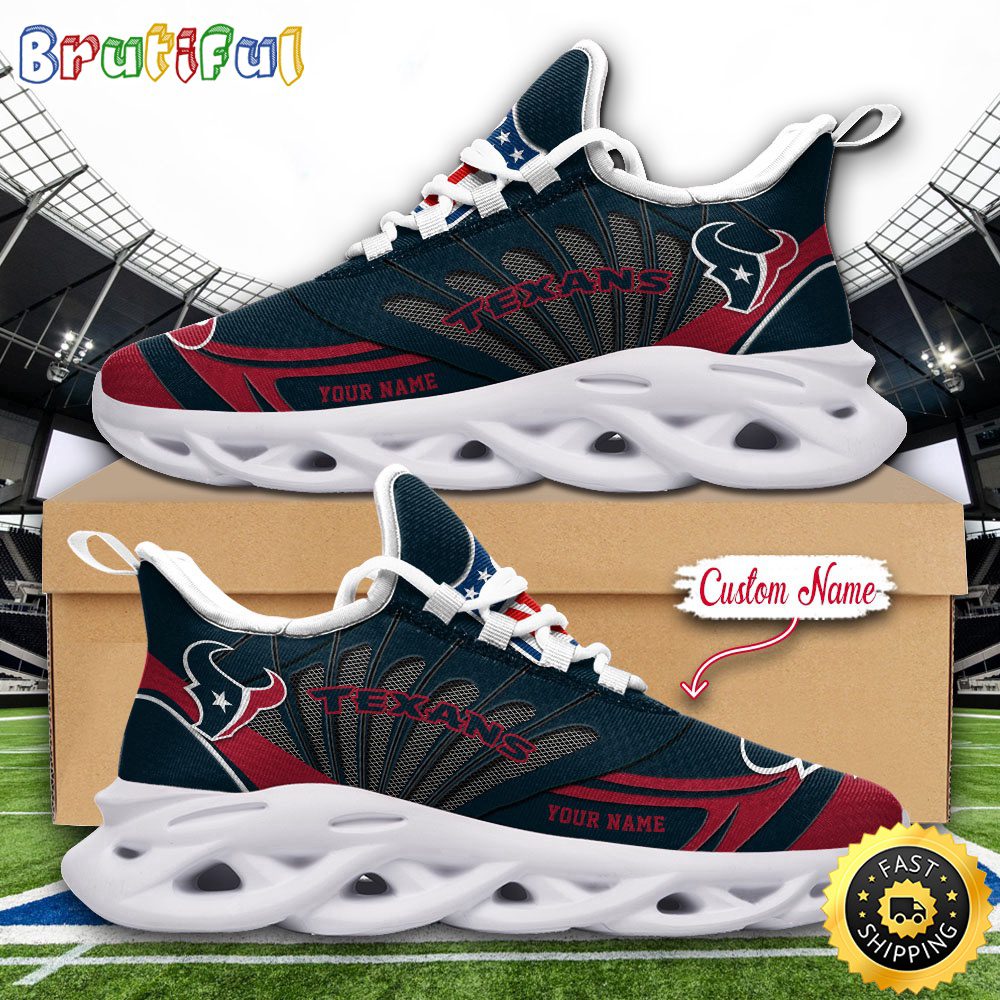JWFancy Houston Texans Max Soul Shoes Sneakers For Men And Women