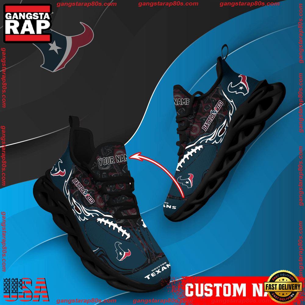 JWFancy Houston Texans Max Soul Shoes Sneakers For Men And Women