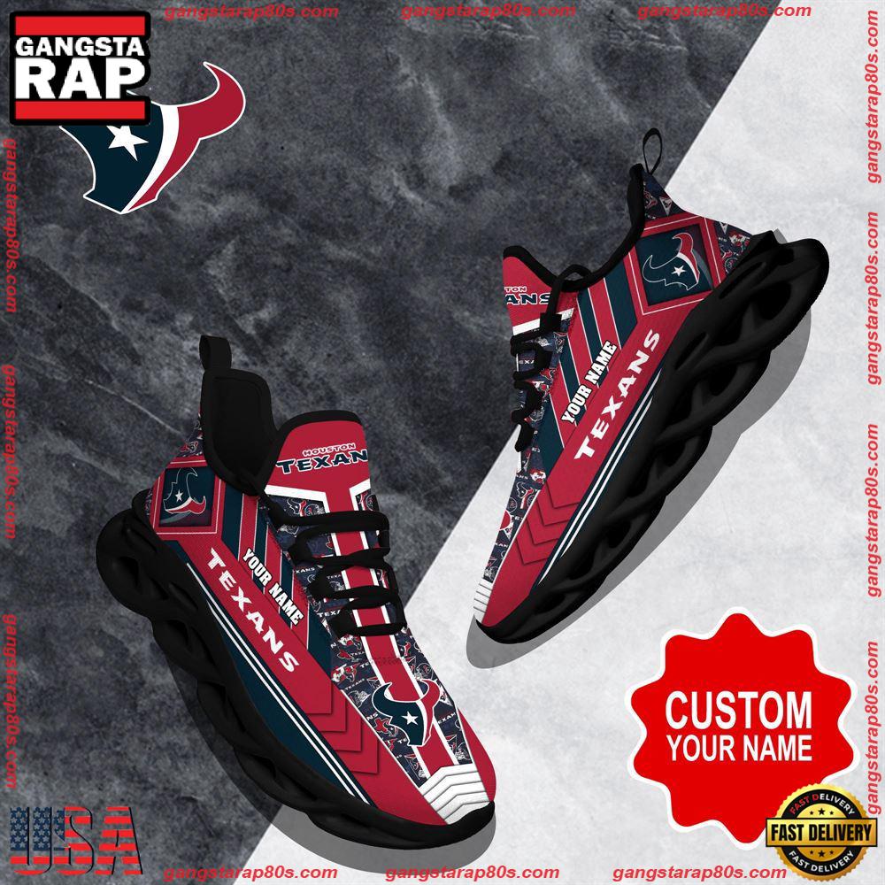 JWFancy Houston Texans Max Soul Shoes Sneakers For Men And Women