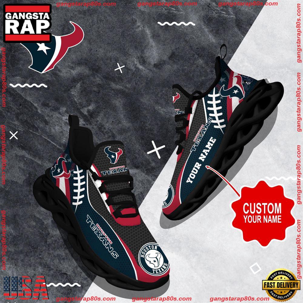 JWFancy Houston Texans Max Soul Shoes Sneakers For Men And Women