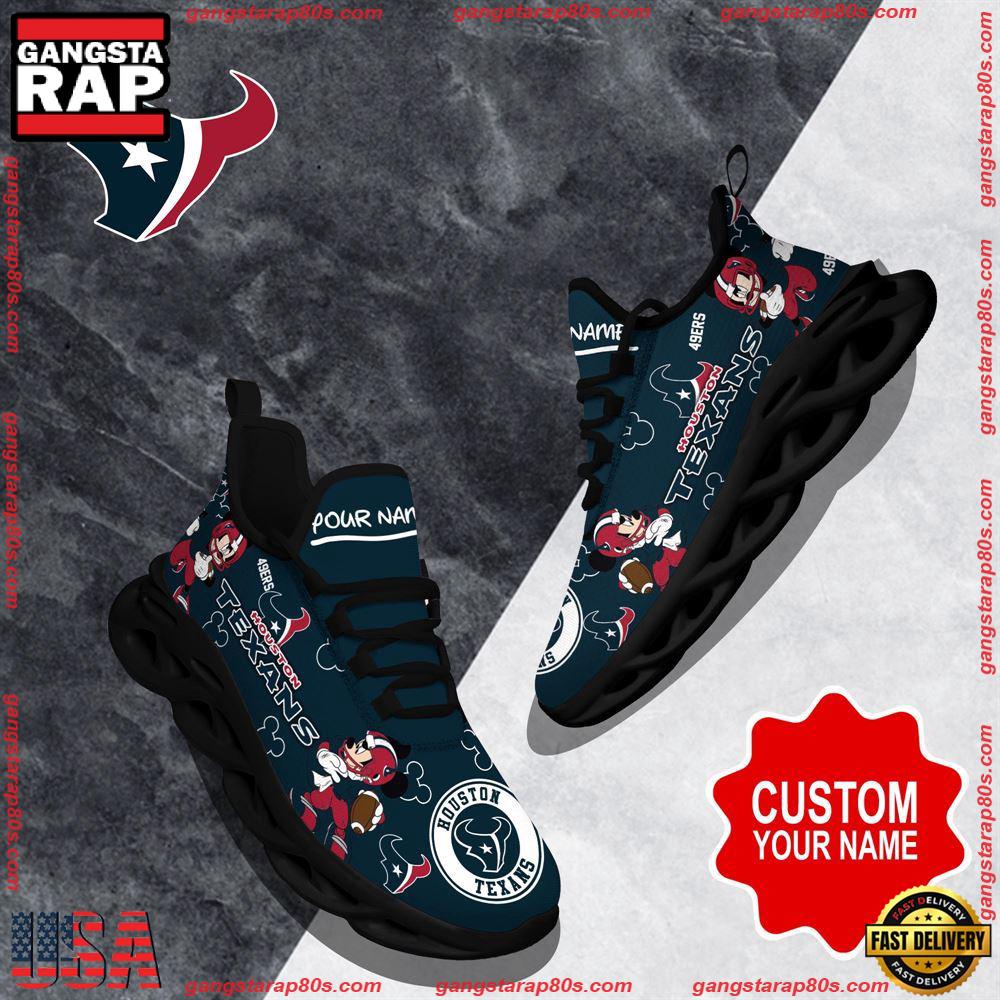 JWFancy Houston Texans Max Soul Shoes Sneakers For Men And Women
