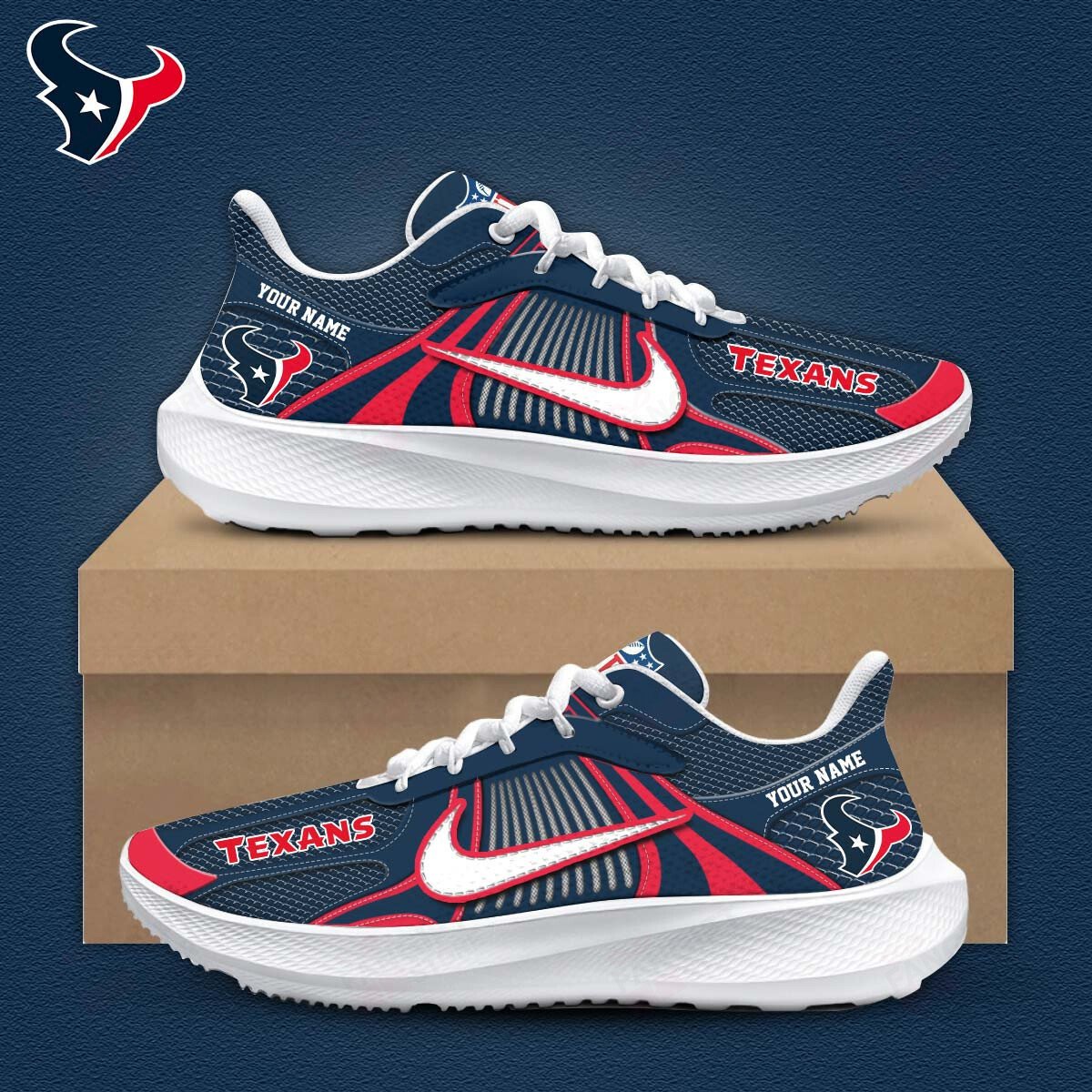 JWFancy Houston Texans NK Running Shoes For Men And Women