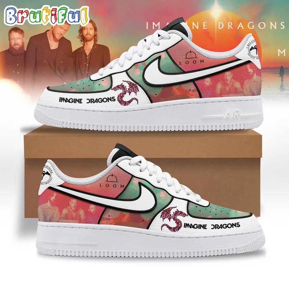 JWFancy Imagine Dragons Loom Air Low-Top Sneakers Shoes For Men And Women