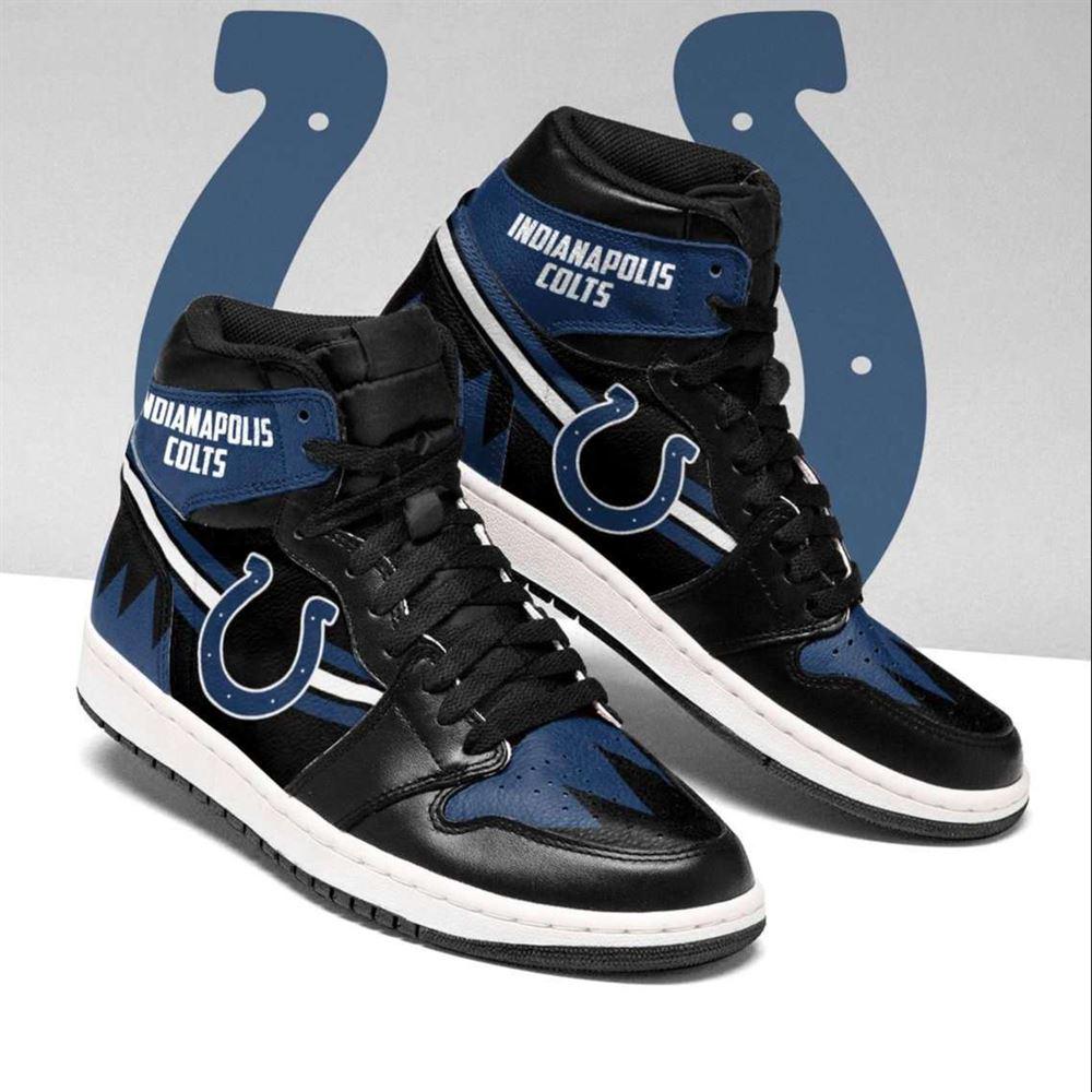 JWFancy Indianapolis Colts AJ1 High Sneakers Shoes For Men And Women