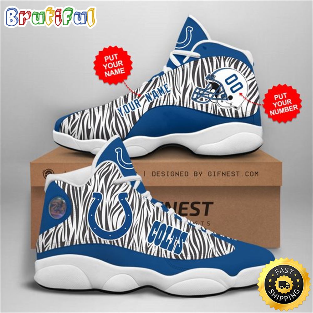 JWFancy Indianapolis Colts AJ13 Sneakers Shoes For Men And Women