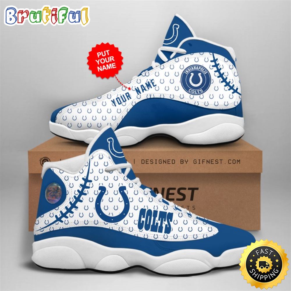 JWFancy Indianapolis Colts AJ13 Sneakers Shoes For Men And Women