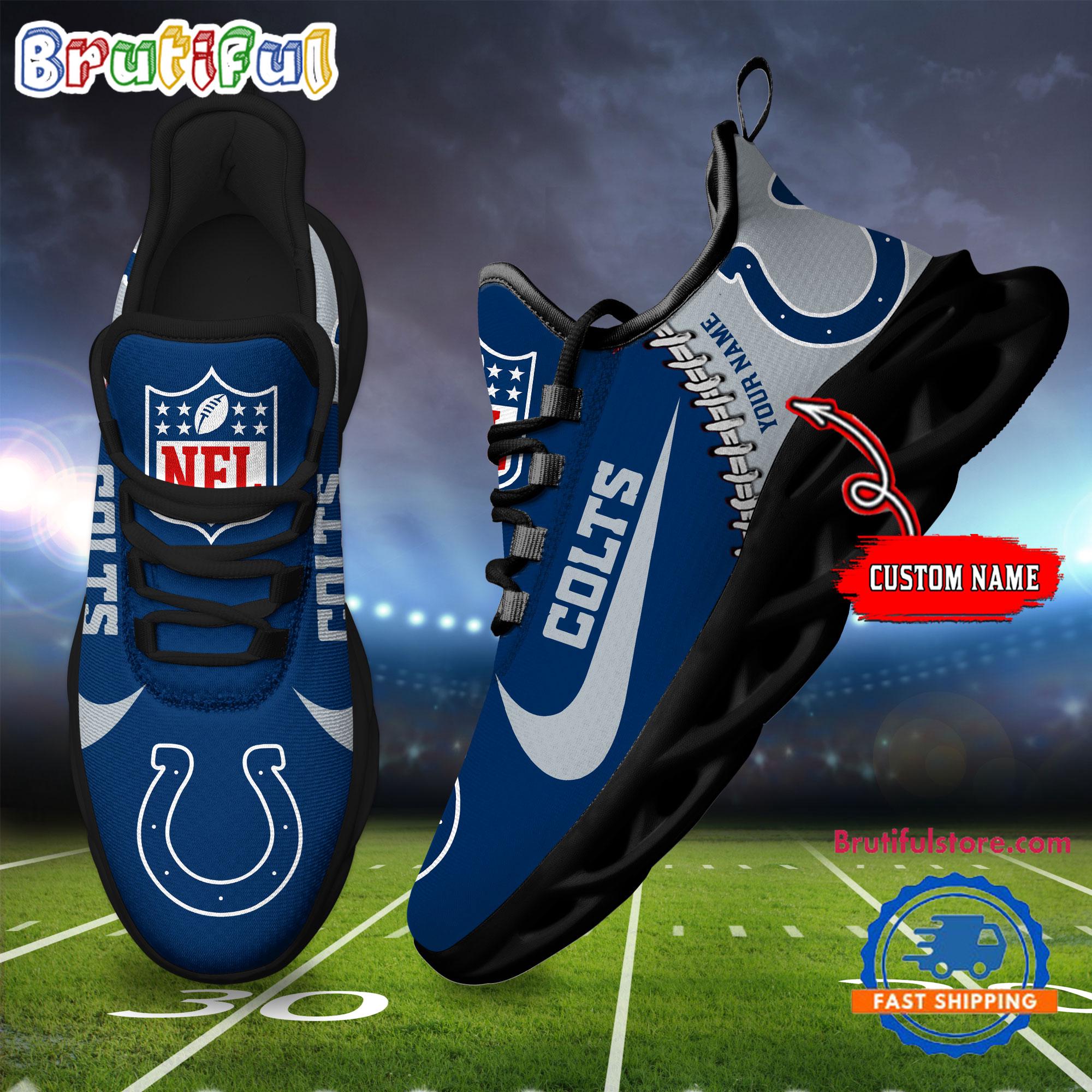 JWFancy Indianapolis Colts Max Soul Shoes Sneakers For Men And Women