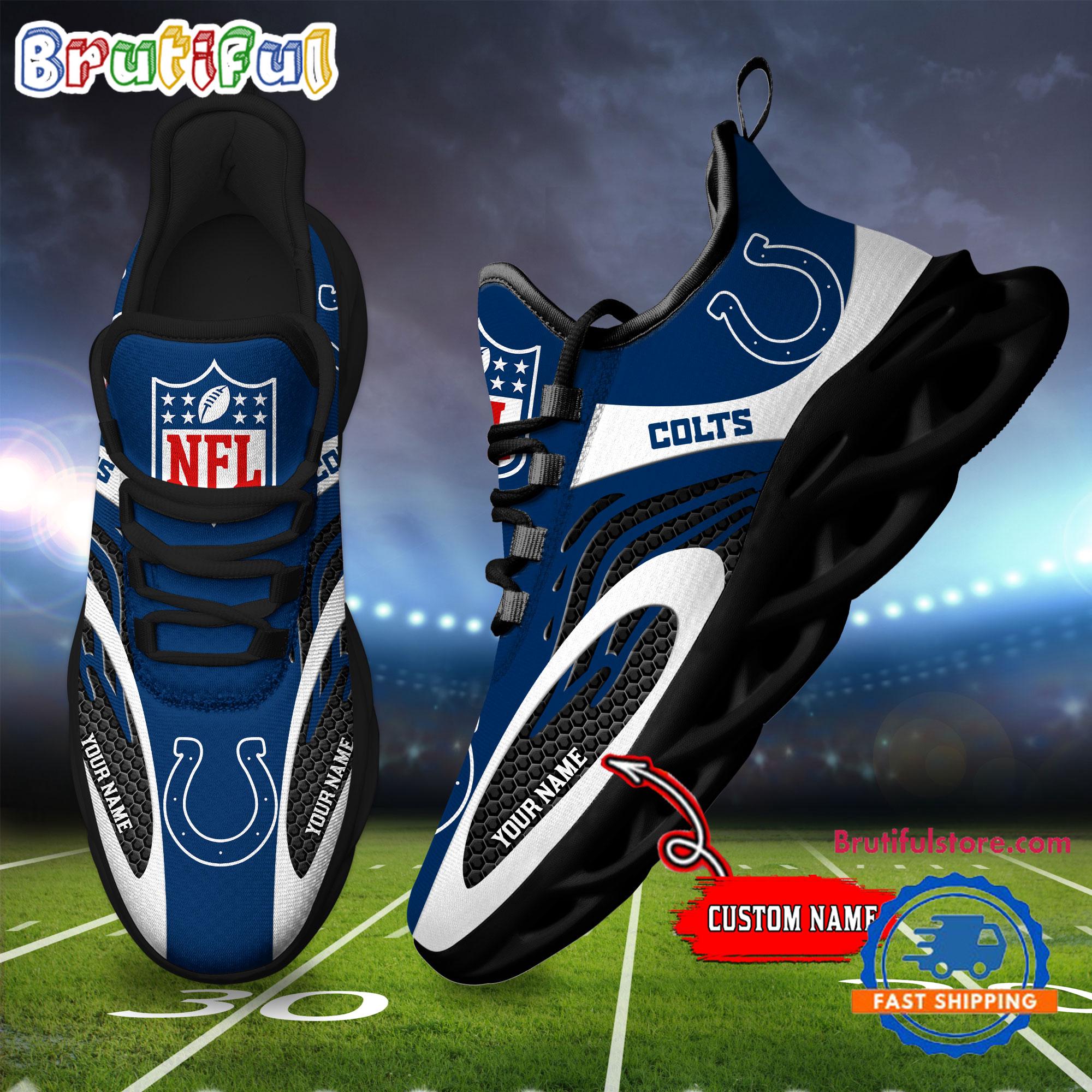 JWFancy Indianapolis Colts Max Soul Shoes Sneakers For Men And Women