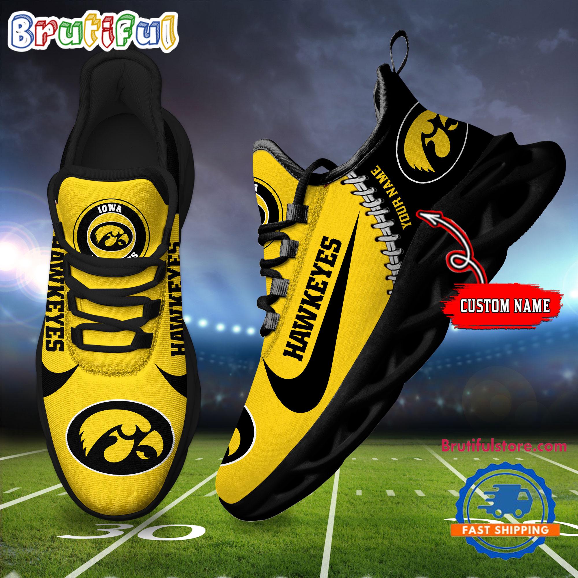 JWFancy Iowa Hawkeyes Max Soul Shoes Sneakers For Men And Women