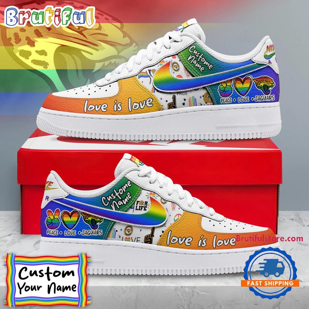 JWFancy Jacksonville Jaguars Air Low-Top Sneakers Shoes For Men And Women