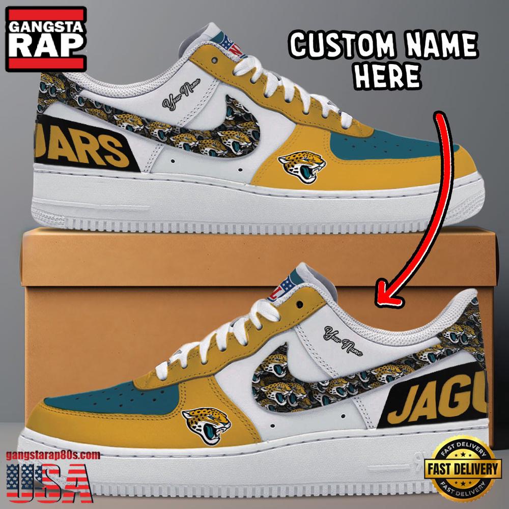 JWFancy Jacksonville Jaguars Air Low-Top Sneakers Shoes For Men And Women