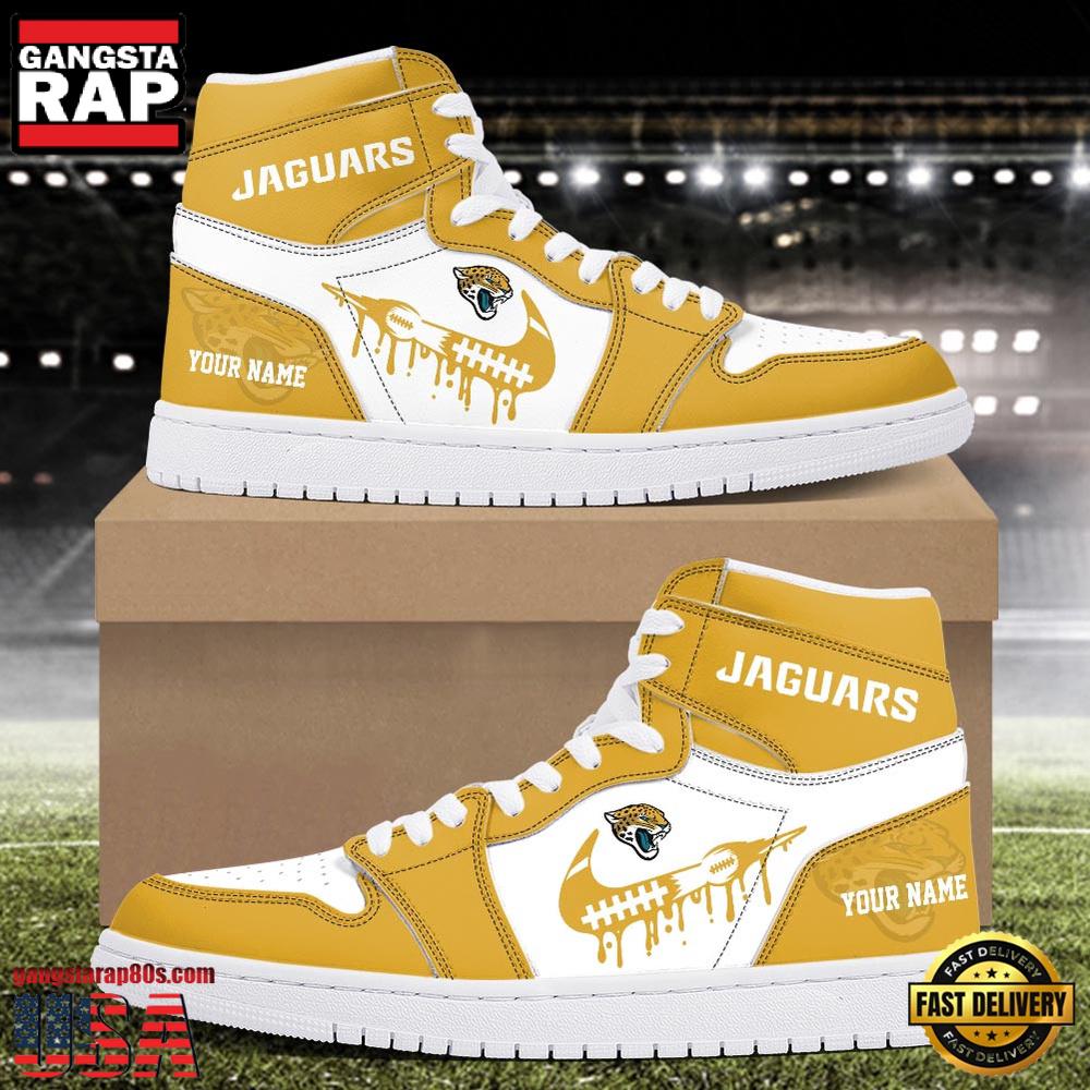 JWFancy Jacksonville Jaguars AJ1 High Sneakers Shoes For Men And Women