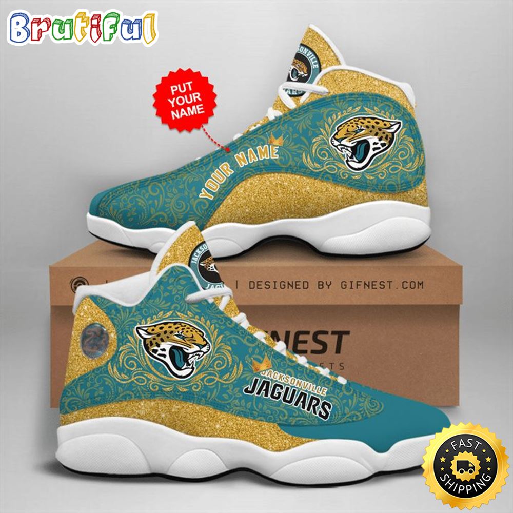 JWFancy Jacksonville Jaguars AJ13 Sneakers Shoes For Men And Women