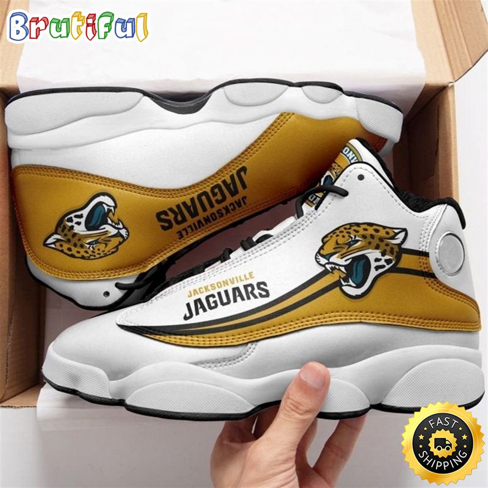 JWFancy Jacksonville Jaguars AJ13 Sneakers Shoes For Men And Women