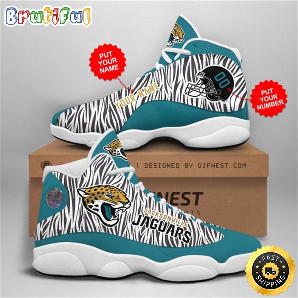 JWFancy Jacksonville Jaguars AJ13 Sneakers Shoes For Men And Women