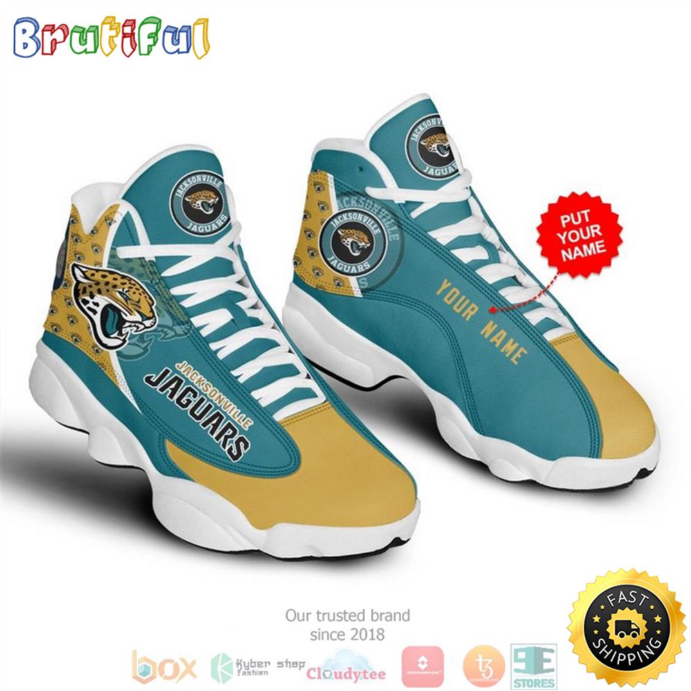 JWFancy Jacksonville Jaguars AJ13 Sneakers Shoes For Men And Women