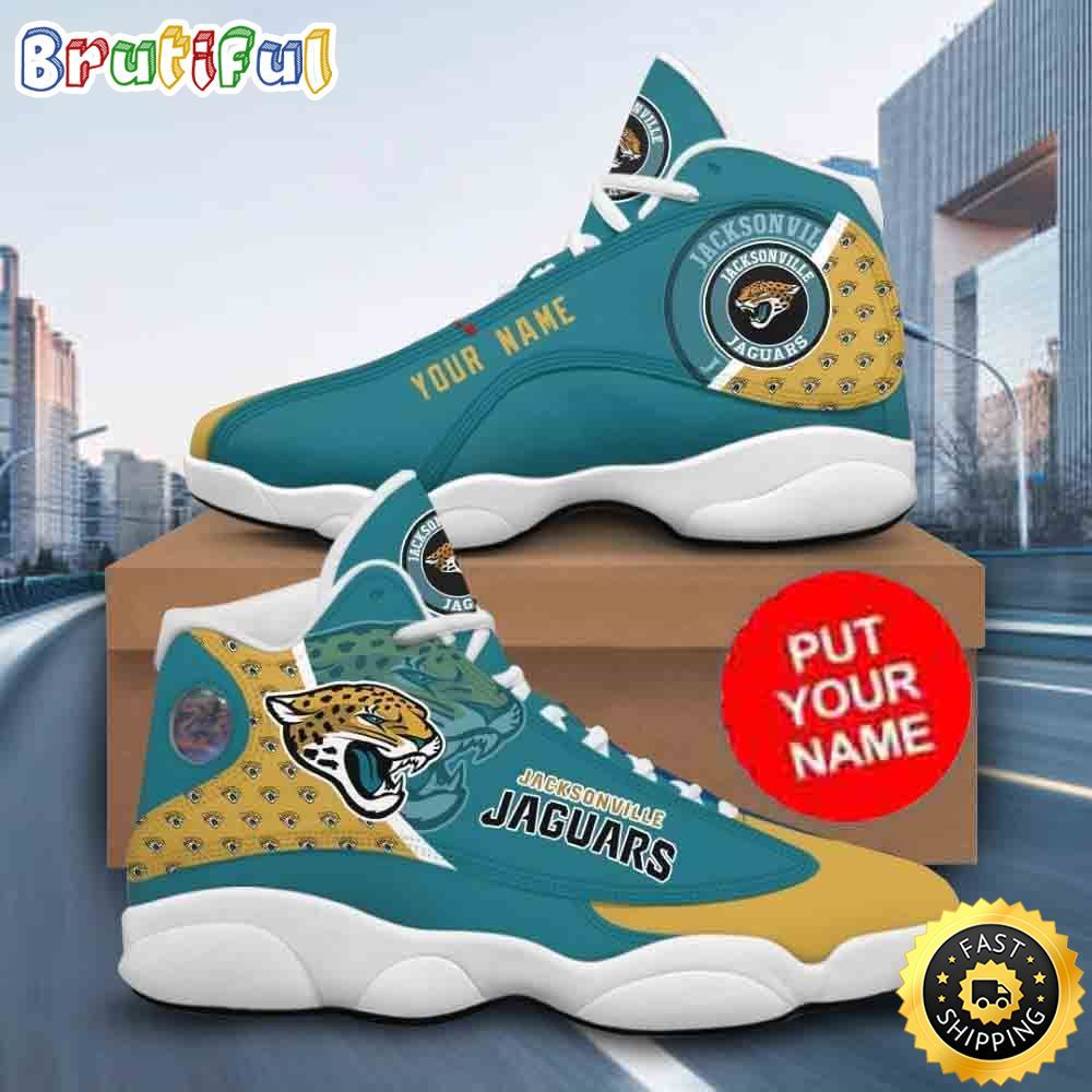 JWFancy Jacksonville Jaguars AJ13 Sneakers Shoes For Men And Women