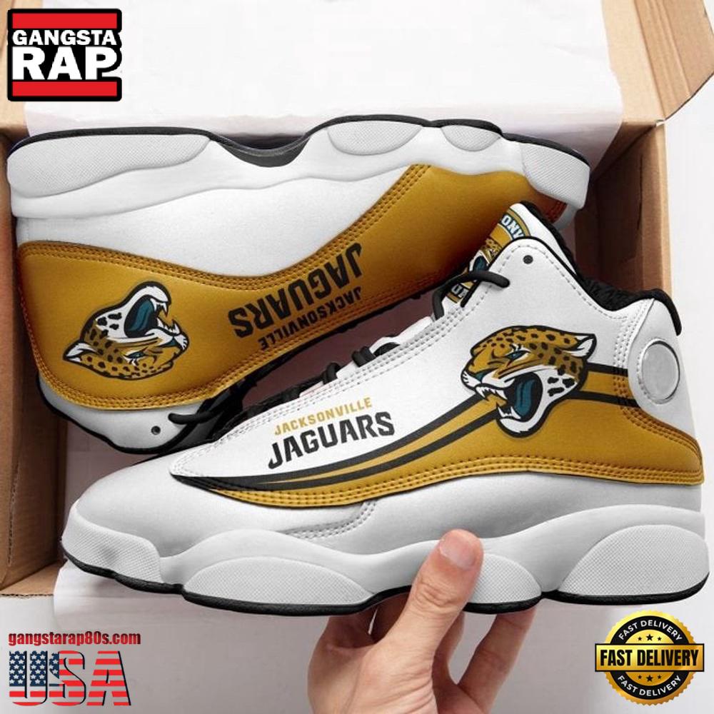 JWFancy Jacksonville Jaguars AJ13 Sneakers Shoes For Men And Women