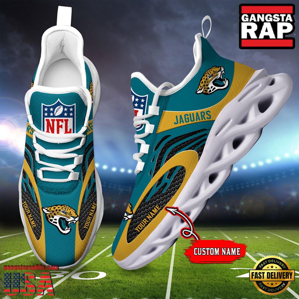JWFancy Jacksonville Jaguars Max Soul Shoes Sneakers For Men And Women