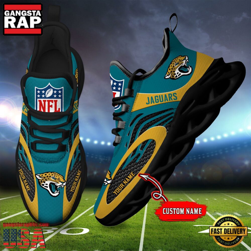 JWFancy Jacksonville Jaguars Max Soul Shoes Sneakers For Men And Women