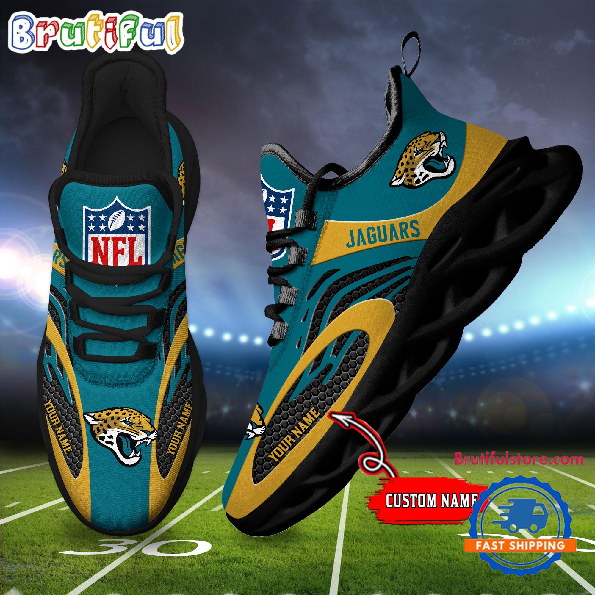 JWFancy Jacksonville Jaguars Max Soul Shoes Sneakers For Men And Women