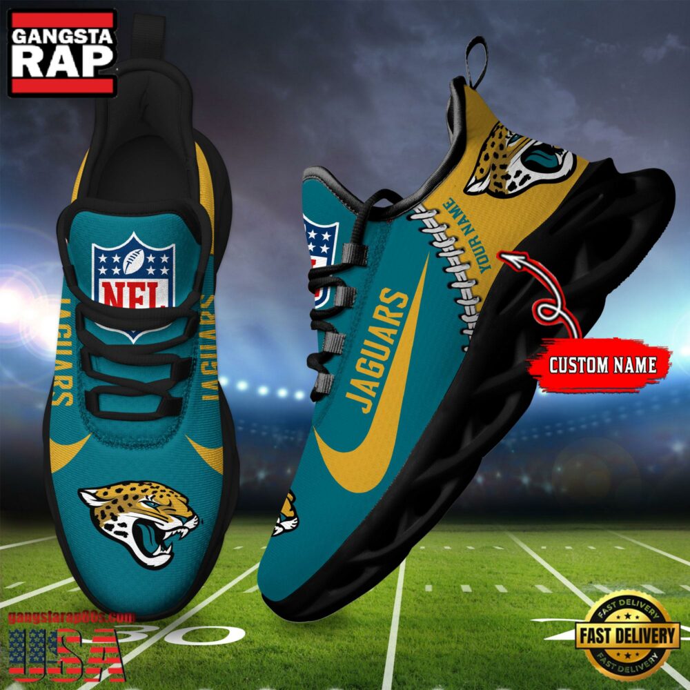 JWFancy Jacksonville Jaguars Max Soul Shoes Sneakers For Men And Women
