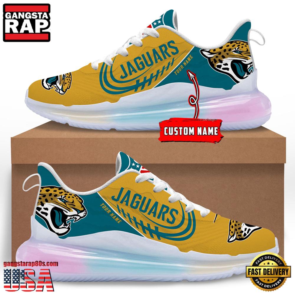 JWFancy Jacksonville Jaguars Cushion Running Shoes For Men And Women