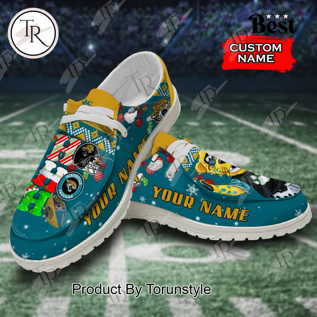 JWFancy Jacksonville Jaguars x Christmas Personalized Hey Dude Shoes For Men And Women