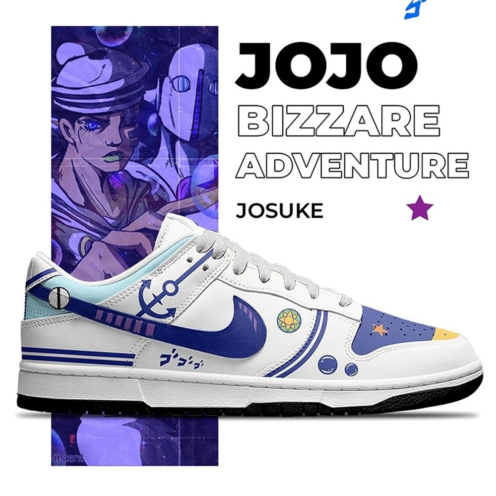 JWFancy JoJo’s Bizarre  AJ1 Low Sneakers Shoes For Men And Women