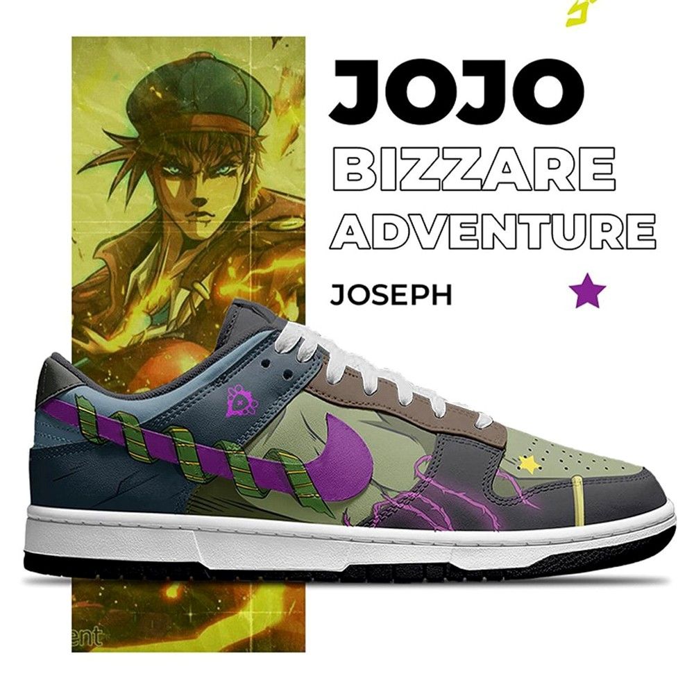 JWFancy JoJo’s Bizarre  AJ1 Low Sneakers Shoes For Men And Women