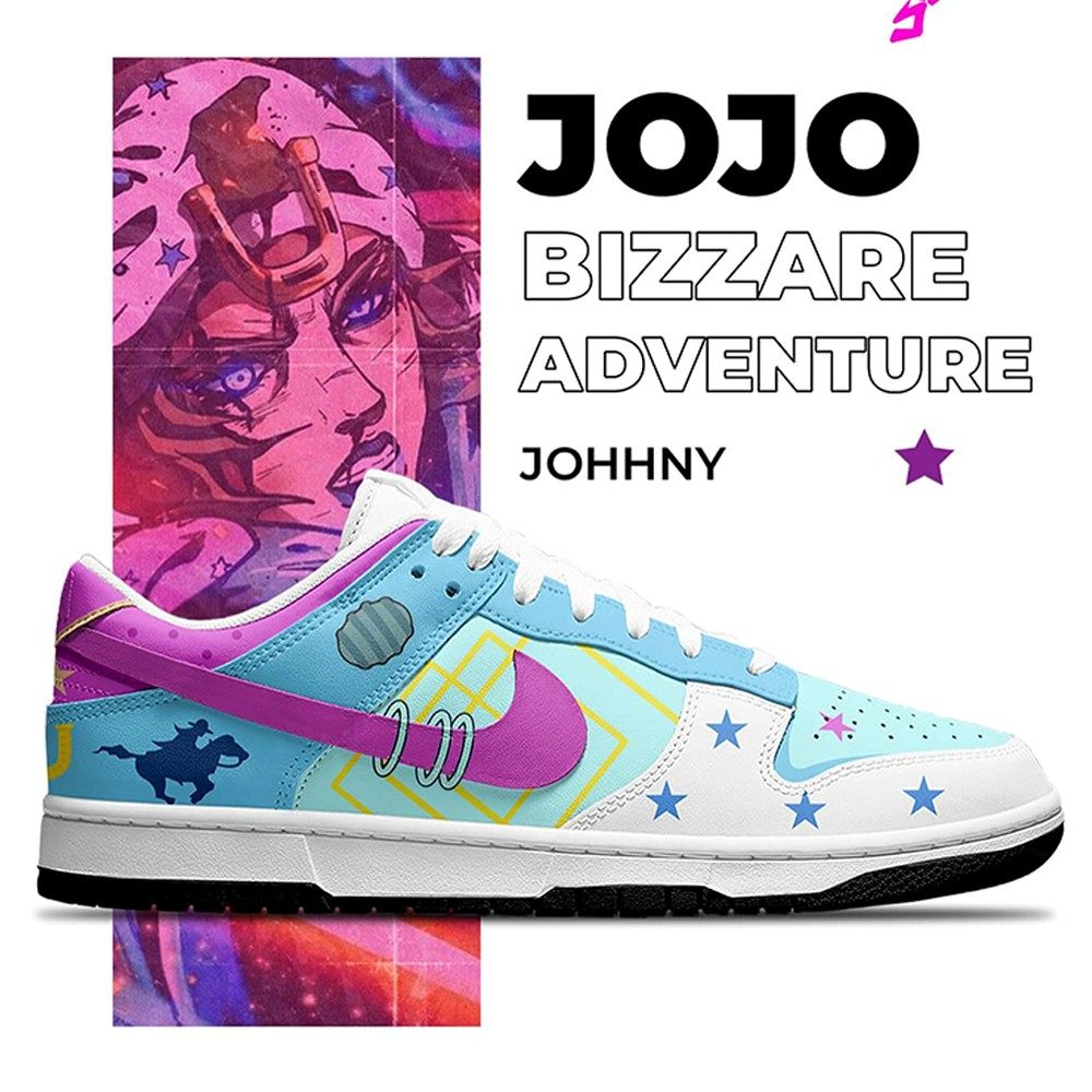 JWFancy JoJo’s Bizarre  AJ1 Low Sneakers Shoes For Men And Women