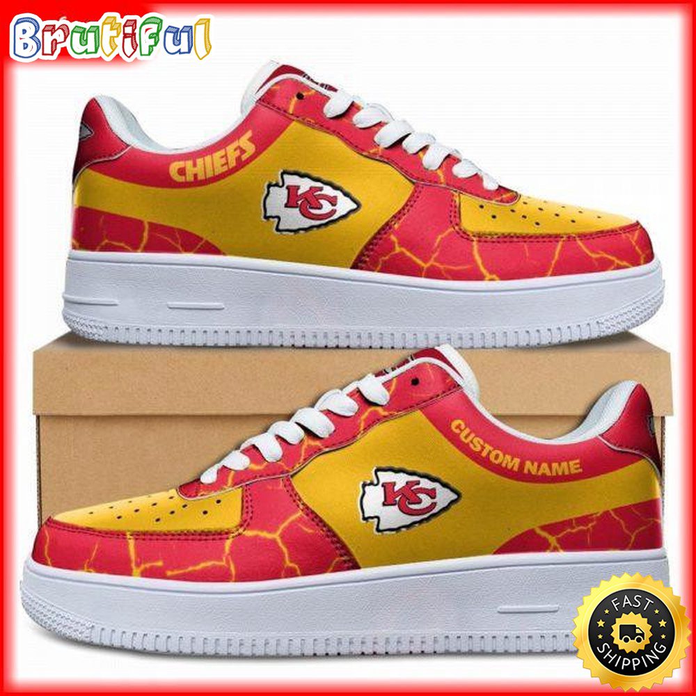 JWFancy Kansas City Chiefs Air Low-Top Sneakers Shoes For Men And Women