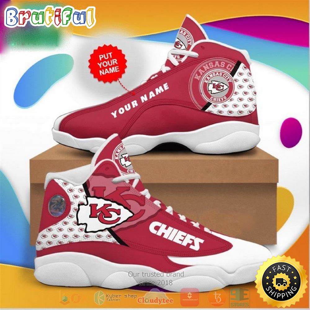 JWFancy Kansas City Chiefs AJ13 Sneakers Shoes For Men And Women