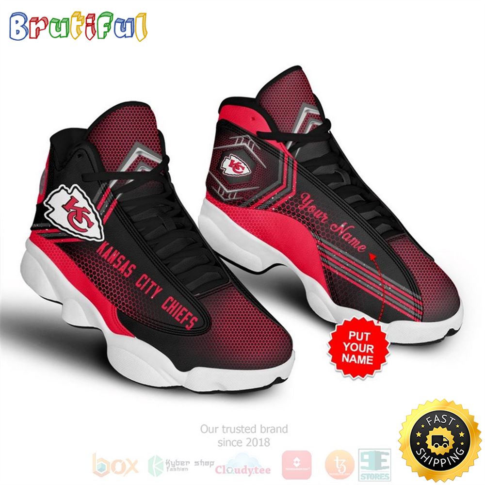 JWFancy Kansas City Chiefs AJ13 Sneakers Shoes For Men And Women