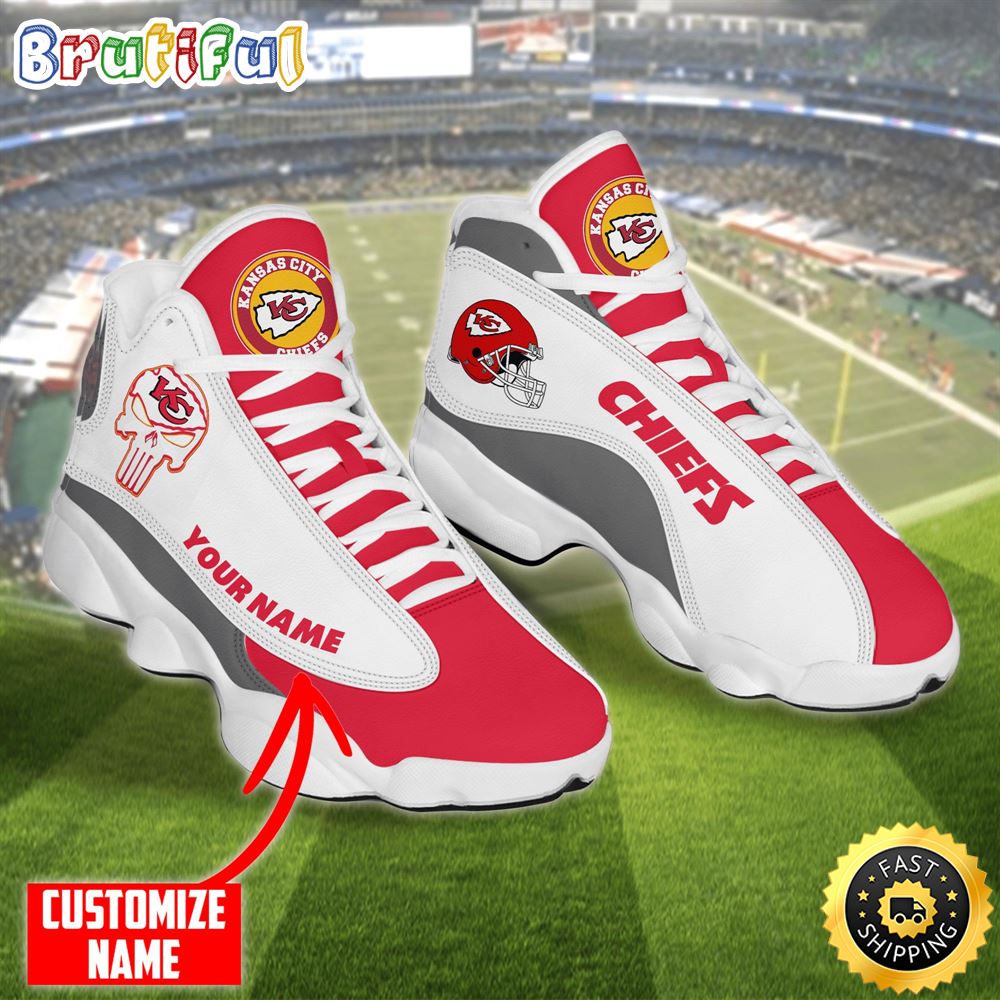 JWFancy Kansas City Chiefs AJ13 Sneakers Shoes For Men And Women