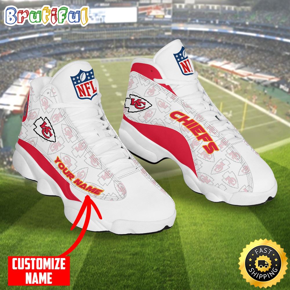 JWFancy Kansas City Chiefs AJ13 Sneakers Shoes For Men And Women