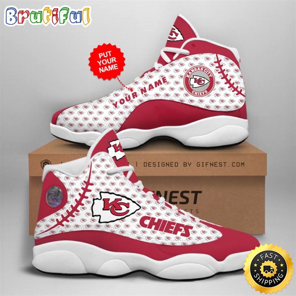 JWFancy Kansas City Chiefs AJ13 Sneakers Shoes For Men And Women