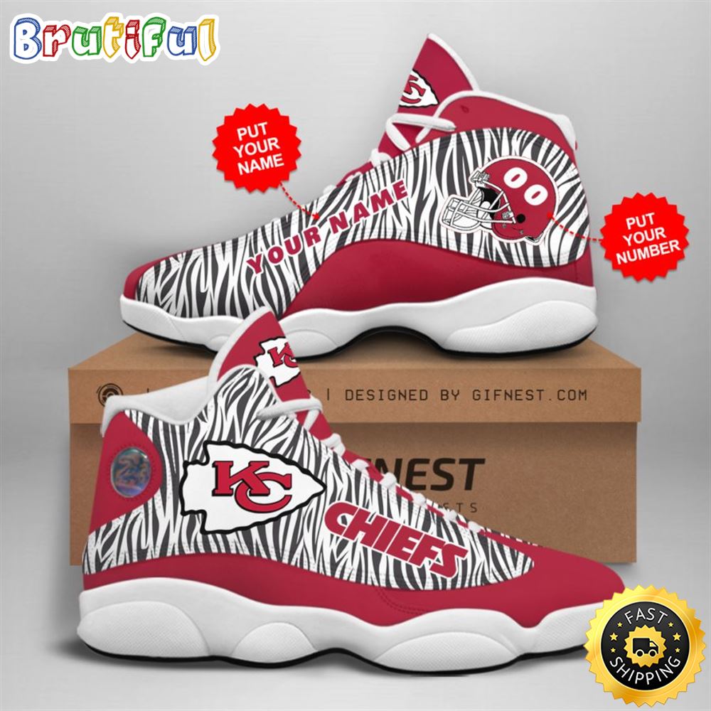 JWFancy Kansas City Chiefs AJ13 Sneakers Shoes For Men And Women