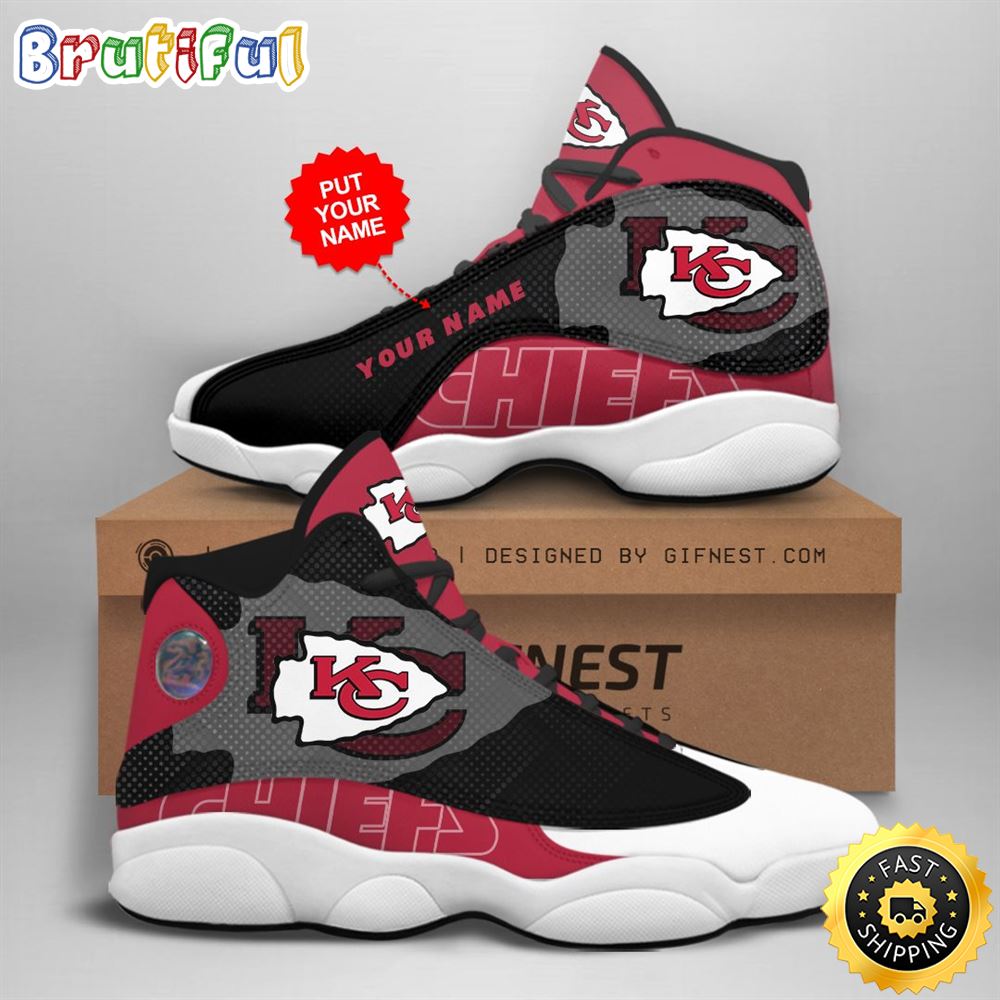 JWFancy Kansas City Chiefs AJ13 Sneakers Shoes For Men And Women