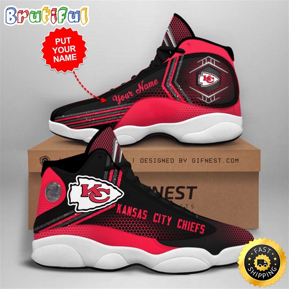 JWFancy Kansas City Chiefs AJ13 Sneakers Shoes For Men And Women