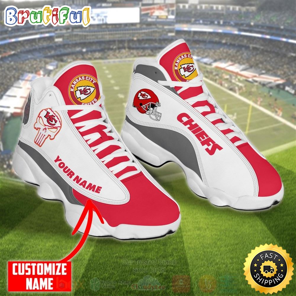 JWFancy Kansas City Chiefs AJ13 Sneakers Shoes For Men And Women
