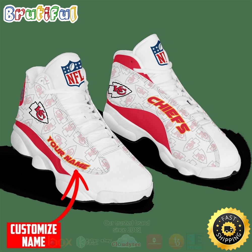 JWFancy Kansas City Chiefs AJ13 Sneakers Shoes For Men And Women