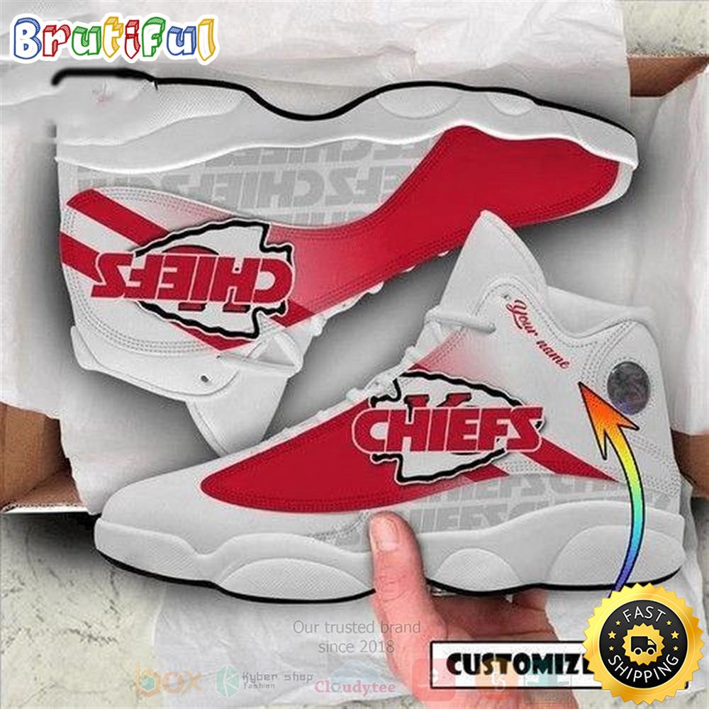 JWFancy Kansas City Chiefs AJ13 Sneakers Shoes For Men And Women