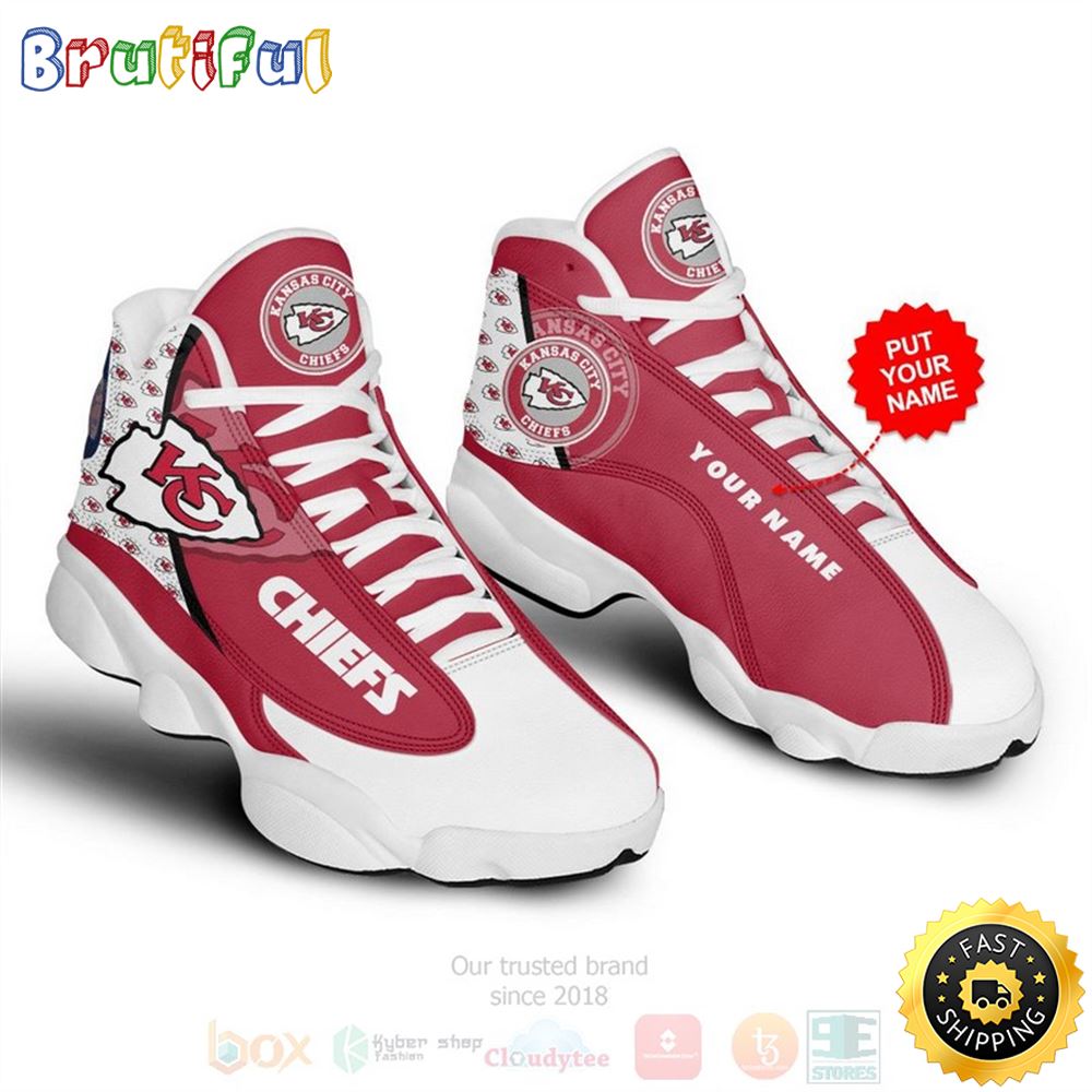 JWFancy Kansas City Chiefs AJ13 Sneakers Shoes For Men And Women