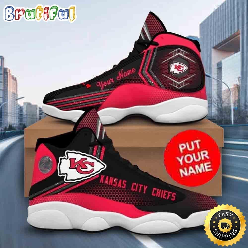 JWFancy Kansas City Chiefs AJ13 Sneakers Shoes For Men And Women