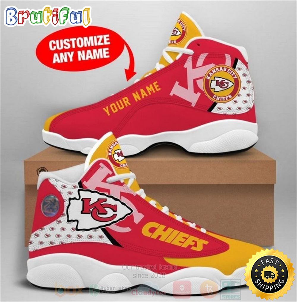 JWFancy Kansas City Chiefs AJ13 Sneakers Shoes For Men And Women