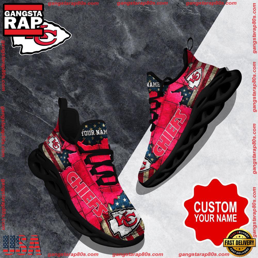 JWFancy Kansas City Chiefs Max Soul Shoes Sneakers For Men And Women