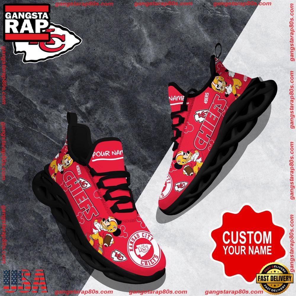 JWFancy Kansas City Chiefs Max Soul Shoes Sneakers For Men And Women